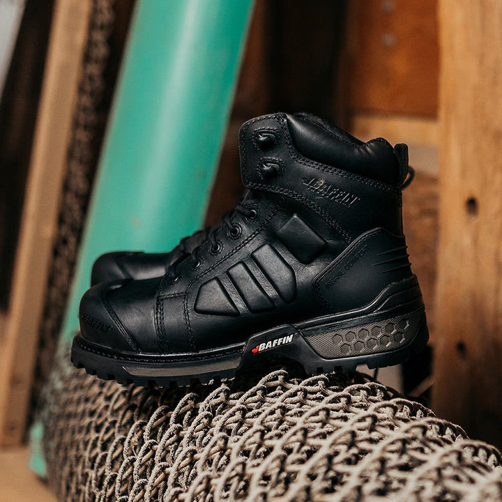MONSTER 6" (Safety Toe & Plate) | Men's Boot || Black